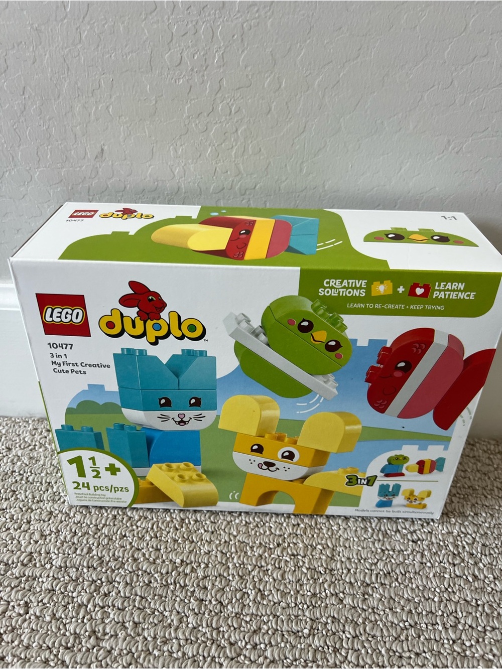 LEGO DUPLO My First 3 in 1 Creative Cute Pets (10477) set. NIB $20.00